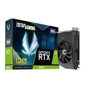 Zotac GeForce RTX 3050 6GB GDDR6 Solo Κάρτα Γραφικών Κωδικός ZT-A30510G-10L