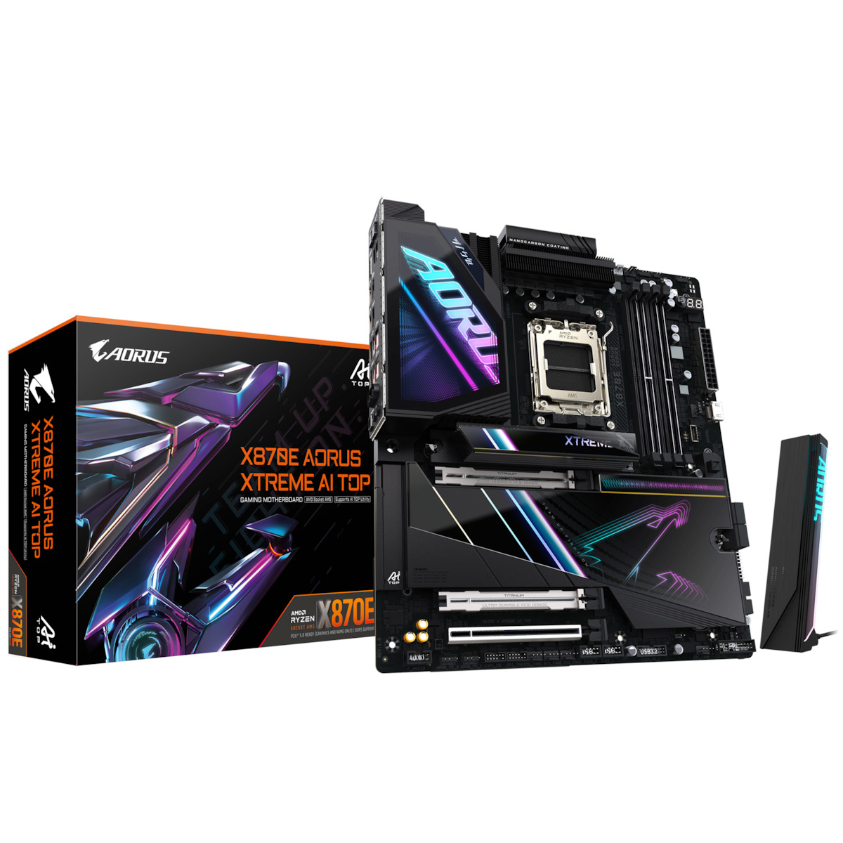 Gigabyte X870E Aorus Xtreme AI Top Wi-Fi Motherboard Extended ATX με AMD AM5 Socket