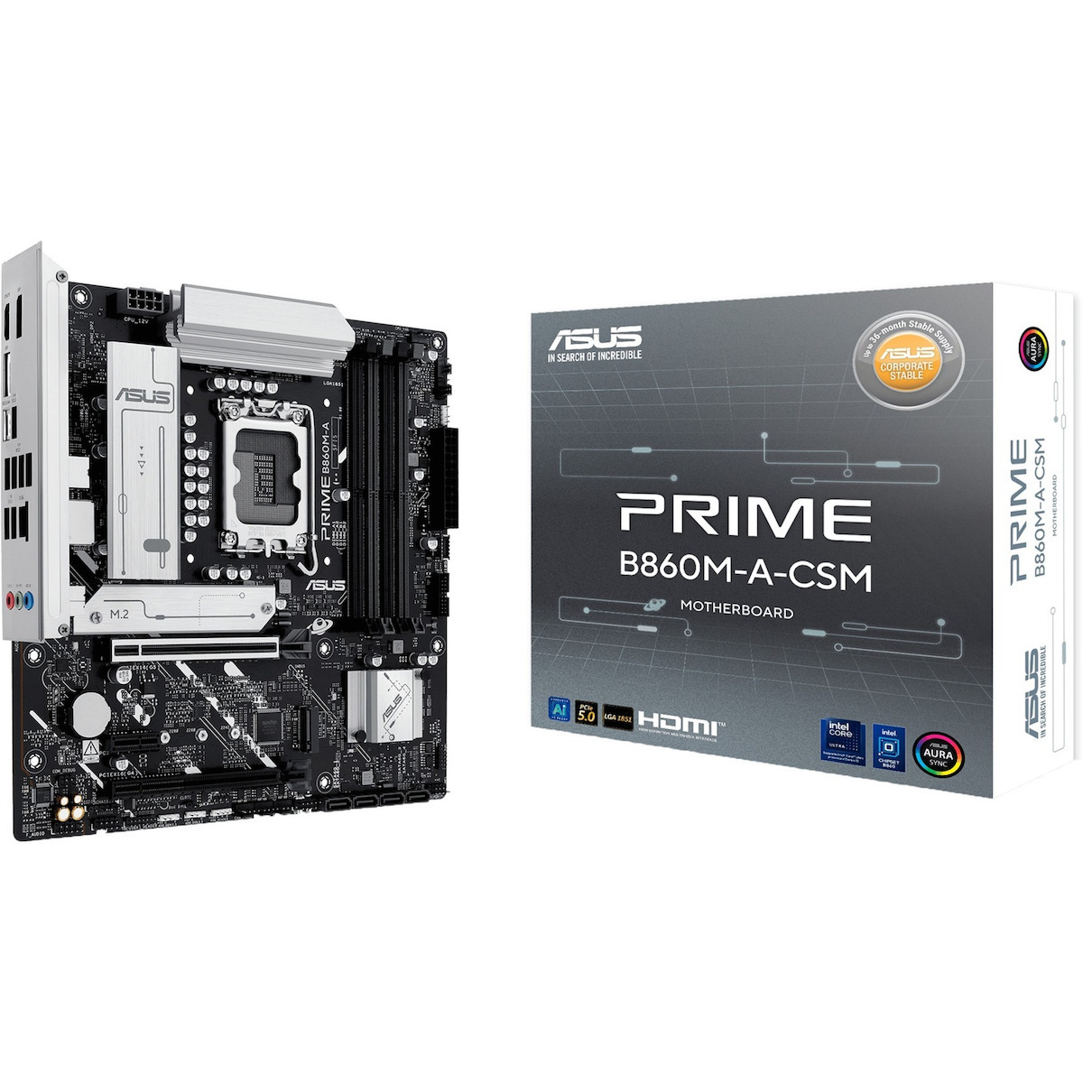 Asus Prime B860M-A-CSM Motherboard Micro ATX με Intel 1851 Socket