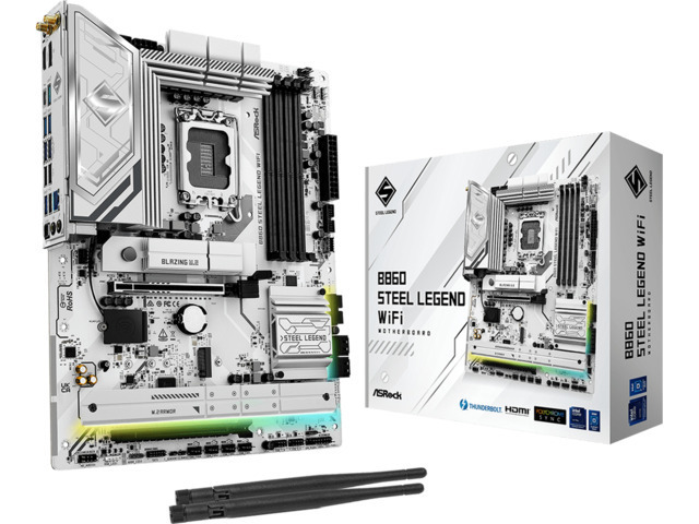 ASRock B860 Steel Legend WIFI Motherboard ATX με Intel 1851 Socket