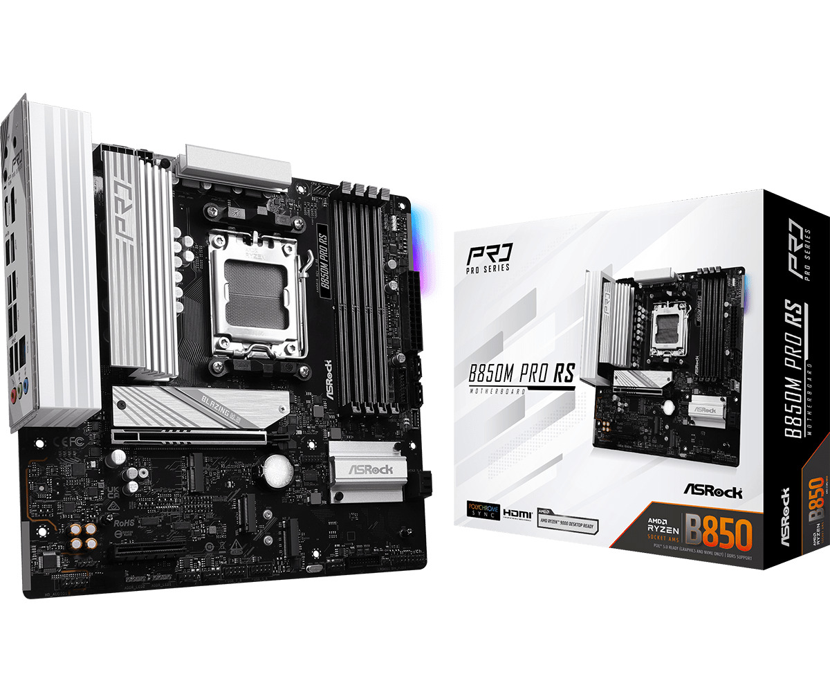 ASRock B850M Pro RS Motherboard Micro ATX με AMD AM5 Socket