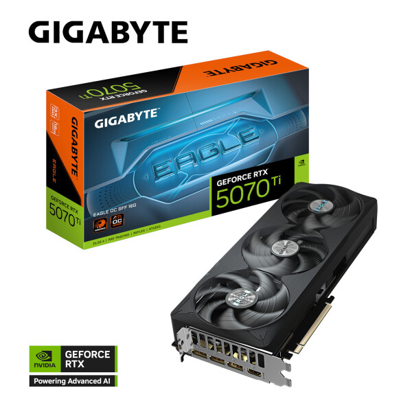 Gigabyte GeForce RTX 5070 Ti 16GB GDDR7 Eagle OC SFF Κάρτα Γραφικών Κωδικός GV-N507TEAGLE OC-16GD