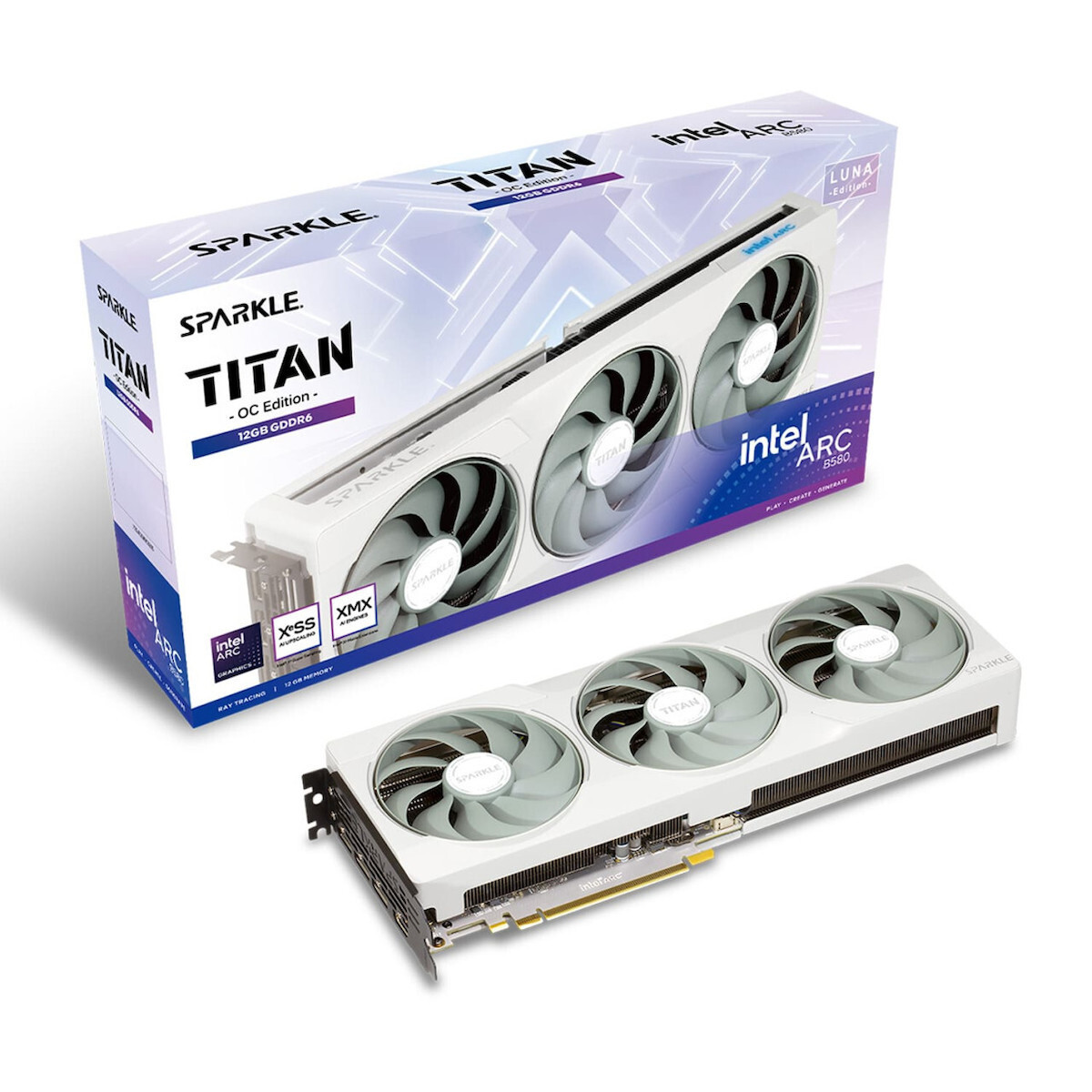 Sparkle ARC B580 12GB GDDR6 Titan Luna OC Κάρτα Γραφικών