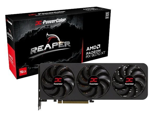 PowerColor Radeon RX 9070 XT 16GB GDDR6 Reaper Κάρτα Γραφικών