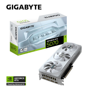 Gigabyte GeForce RTX 5070 12GB GDDR7 EAGLE OC ICE SFF 12G Κάρτα Γραφικών Κωδικός GV-N5070EAGLEOC ICE-12GD