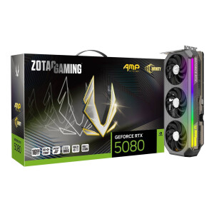 Zotac GeForce RTX 5080 16GB GDDR7 AMP Extreme INFINITY Κάρτα Γραφικών Κωδικός ZT-B50800B-10P