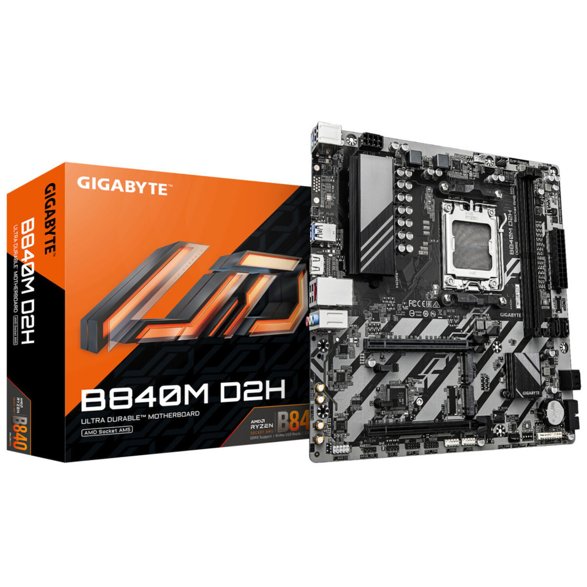 Gigabyte B840M D2H Motherboard Micro ATX με AMD AM5 Socket