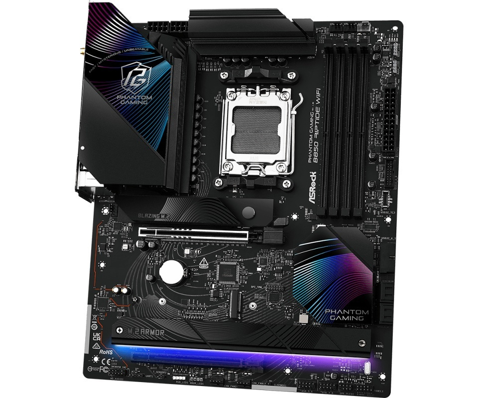 ASRock PHANTOM GAMING B850 Riptide WiFi Motherboard ATX με AMD AM5 Socket