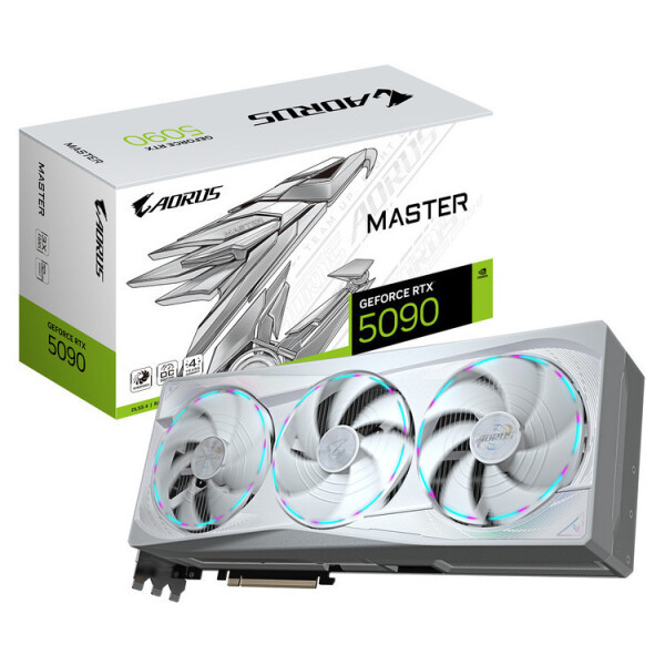Gigabyte GeForce RTX 5090 32GB GDDR7 MASTER ICE 32G Κάρτα Γραφικών Κωδικός GV-N5090AORUSM ICE-32GD