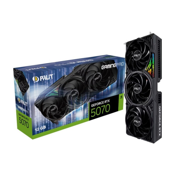 Palit GeForce RTX 5070 12GB GDDR7 GamingPro Κάρτα Γραφικών Κωδικός NE75070019K9-GB2050A