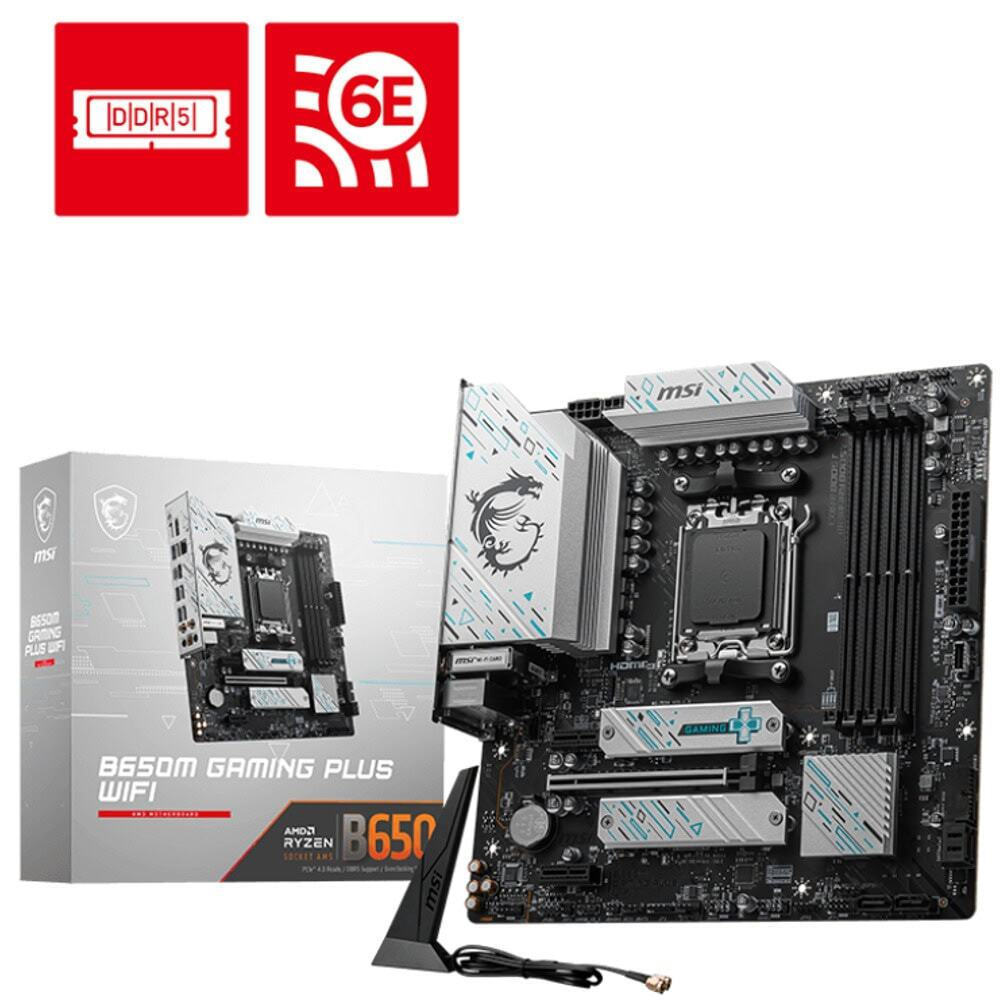 MSI B650M Gaming Plus WIFI Motherboard Micro ATX με AMD AM5 Socket