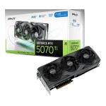 PNY GeForce RTX 5070 Ti 16GB GDDR7 Overclocked Triple Fan Plus Κάρτα Γραφικών Κωδικός VCG5071T16TFXPB1-O