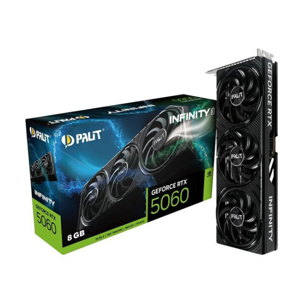 Palit GeForce RTX 5060 8GB GDDR7 Infinity 3 Κάρτα Γραφικών Κωδικός NE75060019P1-GB2063S