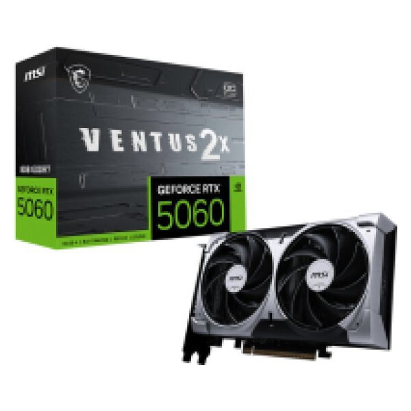MSI GeForce RTX 5060 8GB GDDR7 Ventus 2X OC Κάρτα Γραφικών Κωδικός 602-V537-24S