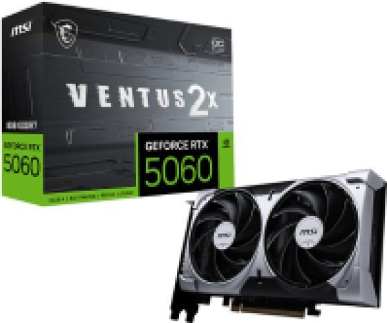 MSI GeForce RTX 5060 8GB GDDR7 Ventus 2X OC Κάρτα Γραφικών Κωδικός 602-V537-24S