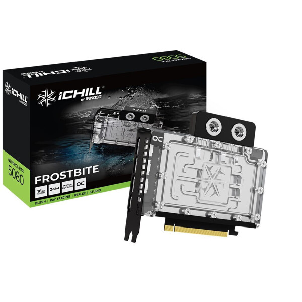 Inno 3D GeForce RTX 5080 16GB GDDR7 iChill Frostbite Κάρτα Γραφικών Κωδικός C50803-16D7X-1760FB