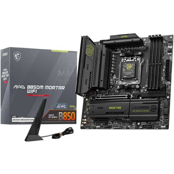 MSI MAG B850M Mortar Wifi Motherboard Micro ATX με AMD AM5 Socket