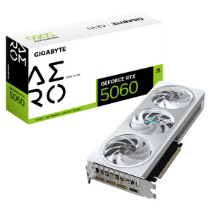 Gigabyte GeForce RTX 5060 8GB GDDR7 Aero OC Κάρτα Γραφικών Κωδικός GV-N5060AERO OC-8GD