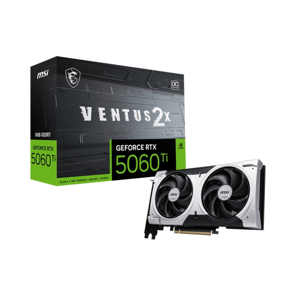 MSI GeForce RTX 5060 Ti 8GB GDDR7 Ventus 2X OC Plus Κάρτα Γραφικών Κωδικός V536-001R
