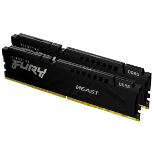 Kingston FURY Beast DDR5 32GB RAM με 2x16GB Modules και Ταχύτητα 6000 για Desktop Κωδικός KF560C30BBEK2-32