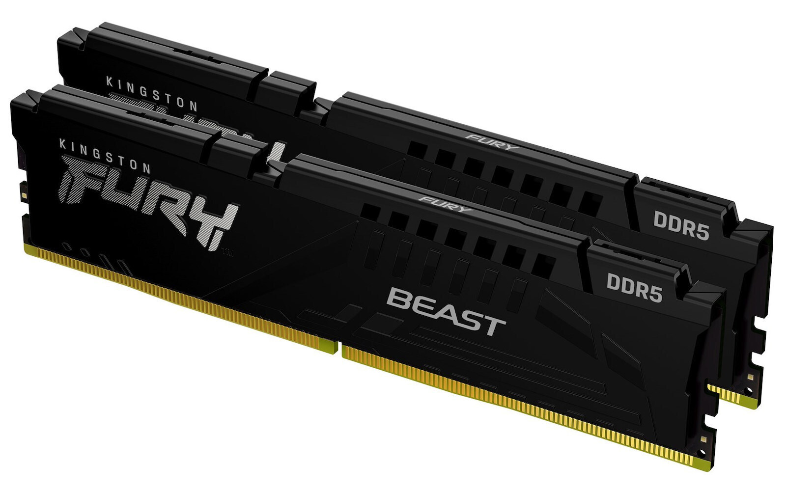 Kingston Fury Beast DDR5 32GB RAM με 2x16GB Modules και Ταχύτητα 5600 για Desktop Κωδικός KF556C40BBK2-32