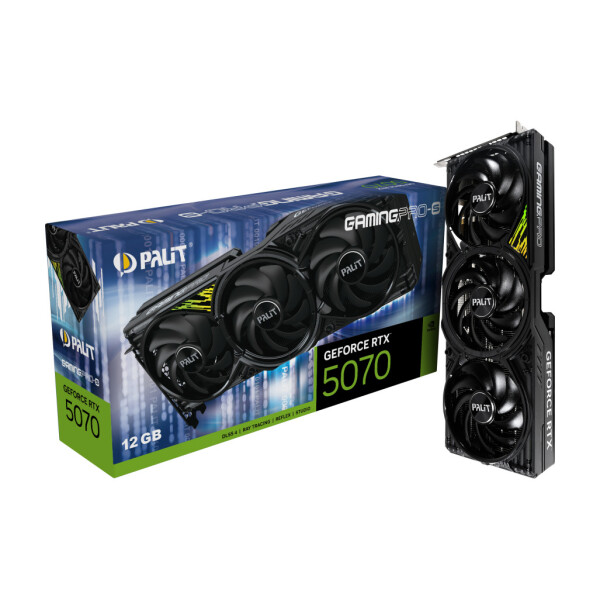 Palit GeForce RTX 5070 12GB GDDR7 GamingPro-S Κάρτα Γραφικών Κωδικός NE75070019K9-GB2050U