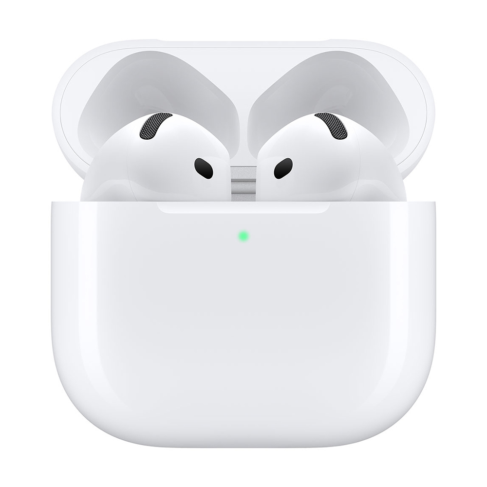 Apple AirPods 4 with Active Noise Cancellation Earbud Bluetooth Handsfree Ακουστικά με Αντοχή στον Ιδρώτα και Θήκη Φόρτισης Λευκά