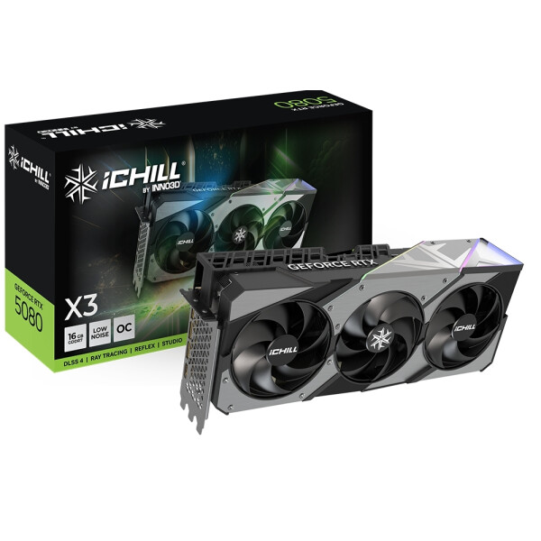 Inno 3D GeForce RTX 5080 16GB GDDR7 Κάρτα Γραφικών Κωδικός C50803-16D7X-176069H