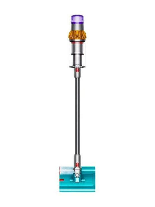 Dyson V15s Detect Submarine Επαναφορτιζόμενη Σκούπα 2 σε 1 Stick Χειρός Yellow / Iron / Nickel