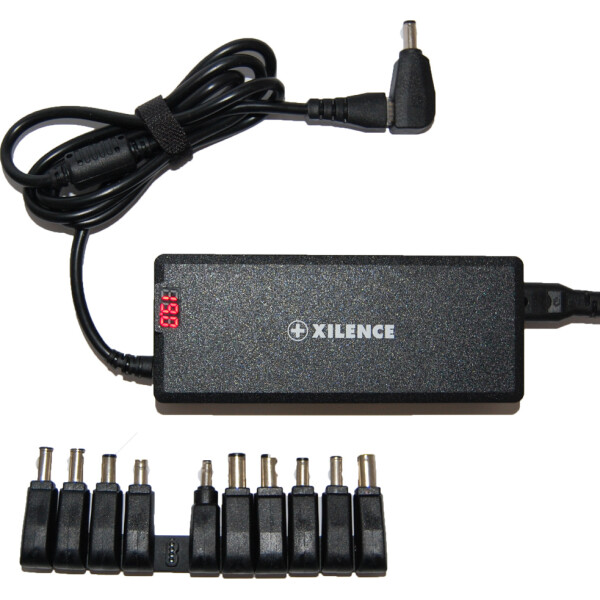 Xilence Universal Φορτιστής Laptop 120W 24V με Αποσπώμενο Καλώδιο Τροφοδοσίας και με σετ βυσμάτων Κωδικός XM012