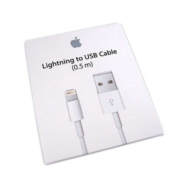 Apple USB-A to Lightning Cable Λευκό 0.5m ME291ZM/A