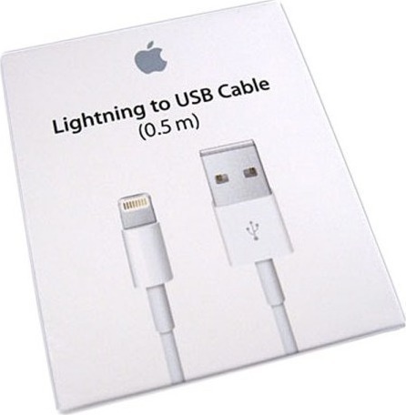 Apple USB-A to Lightning Cable Λευκό 0.5m ME291ZM/A