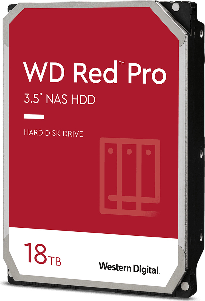 Western Digital Red Pro 18TB HDD Σκληρός Δίσκος 3.5 SATA III 7200rpm με 512MB Cache για NAS / Server Κωδικός WD181KFGX