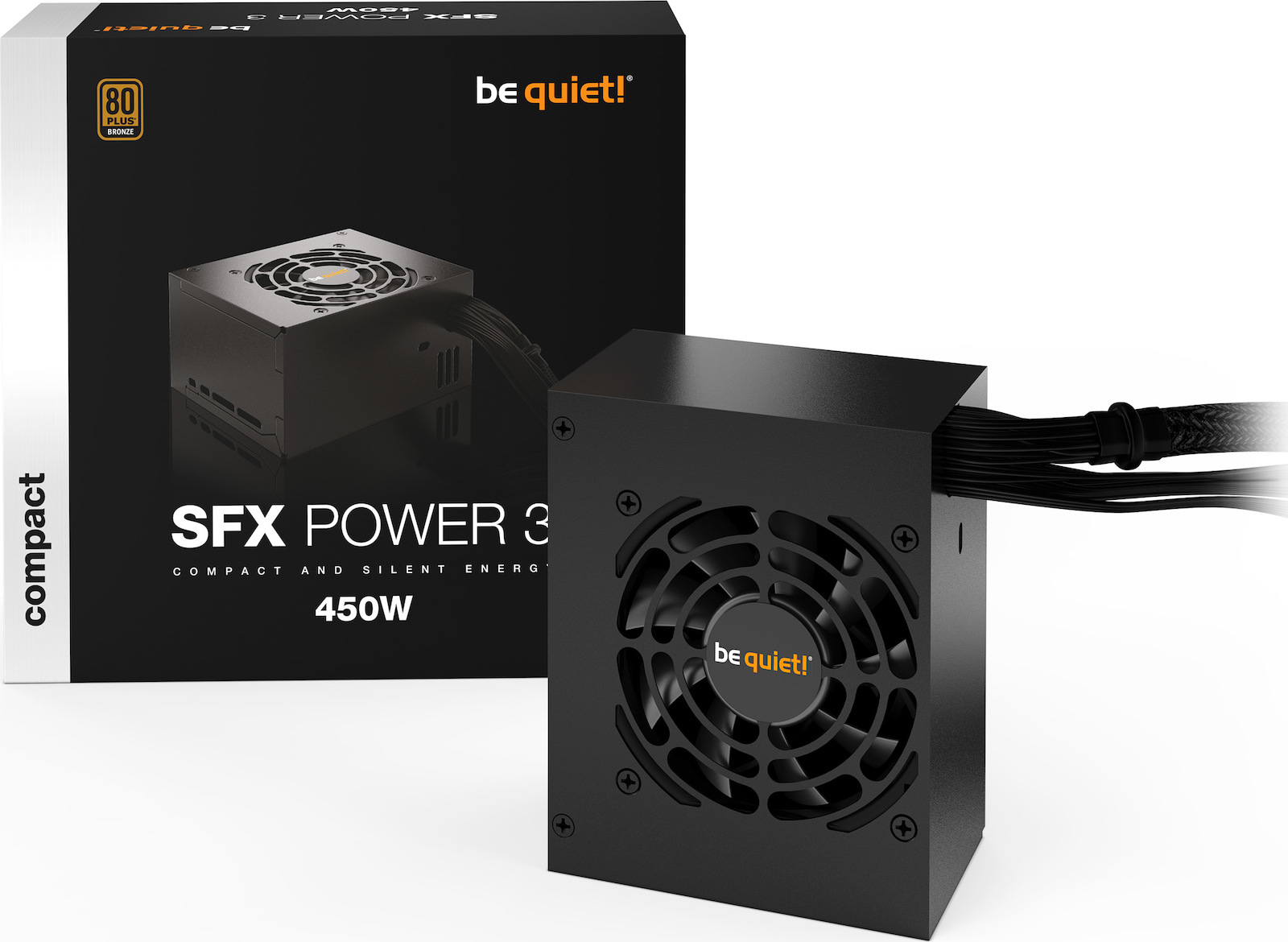 Be Quiet SFX Power 3 450W Μαύρο Τροφοδοτικό Υπολογιστή Full Wired 80 Plus Bronze