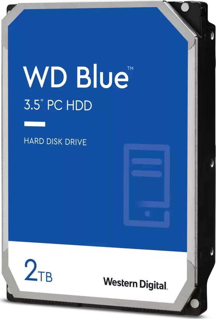 Western Digital Blue 2TB HDD Σκληρός Δίσκος 3.5 SATA III 7200rpm με 256MB Cache για Desktop Κωδικός WD20EZBX