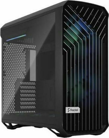 Fractal Design Torrent RGB TG Light Tint Gaming Midi Tower Κουτί Υπολογιστή με Πλαϊνό Παράθυρο Μαύρο