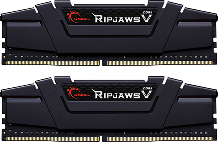 G.Skill Ripjaws V DDR4 16GB RAM με 2x8GB Modules και Ταχύτητα 3200 για Desktop Κωδικός F4-3200C16D-16GVKB