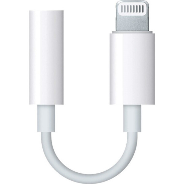 Apple Μετατροπέας Lightning male σε 3.5mm female Λευκό MMX62AM/A