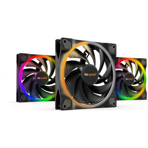 Be Quiet Light Wings High-speed Case Fan 140mm με ARGB Φωτισμό και Σύνδεση 4-Pin PWM 3τμχ