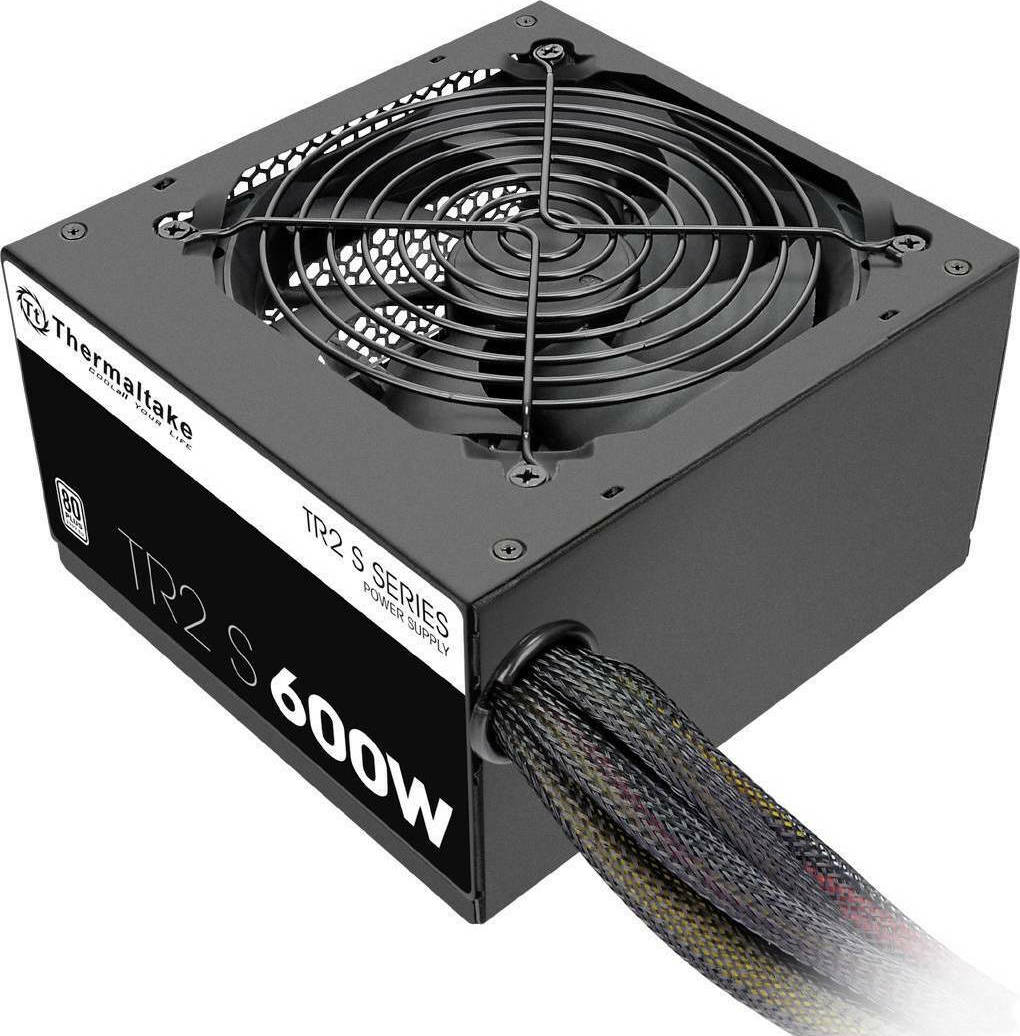 Thermaltake TR2 S 600W Μαύρο Τροφοδοτικό Υπολογιστή Full Wired 80 Plus Standard
