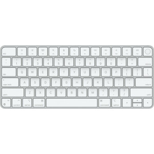 Apple Magic Keyboard With Touch ID Ασύρματο Πληκτρολόγιο Αγγλικό US Ασημί