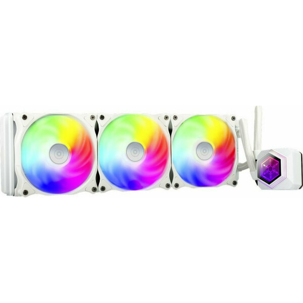 Silverstone PF360W-ARGB V2 v2 Υδρόψυξη Επεξεργαστή Τριπλού Ανεμιστήρα 120mm για Socket AM4/AM5/1700/1200/115x Λευκή