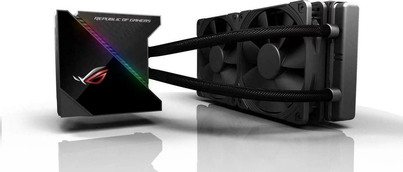 Asus ROG Ryujin 240 Υδρόψυξη Επεξεργαστή Διπλού Ανεμιστήρα 120mm για Socket AM4/1200/115x με RGB Φωτισμό