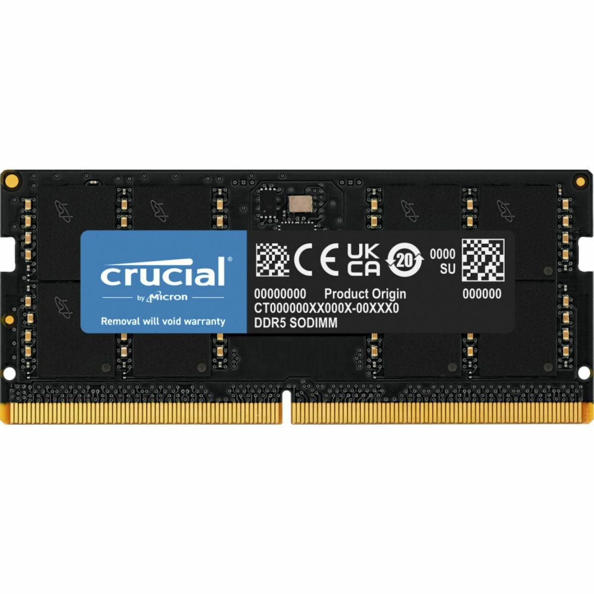 Crucial DDR5 με Module 1x32GB και Ταχύτητα 4800 για Laptop Κωδικός CT32G48C40S5