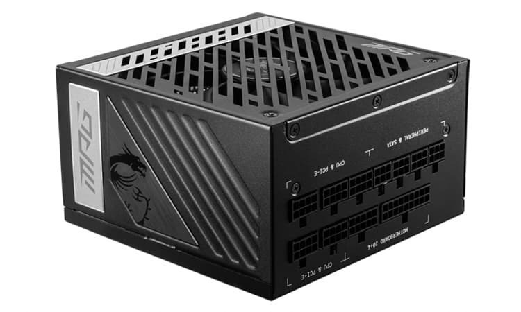 MSI MPG A1000G 1000W Μαύρο Τροφοδοτικό Υπολογιστή Full Modular 80 Plus Gold