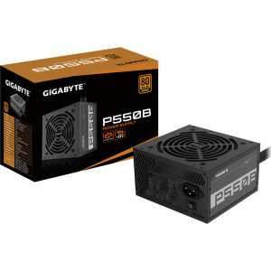 Gigabyte P550B 550W Μαύρο Τροφοδοτικό Υπολογιστή Full Wired 80 Plus Bronze