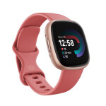 Fitbit Versa 4 Aluminium 41mm Αδιάβροχο Smartwatch με Παλμογράφο Pink Sand/Copper Rose