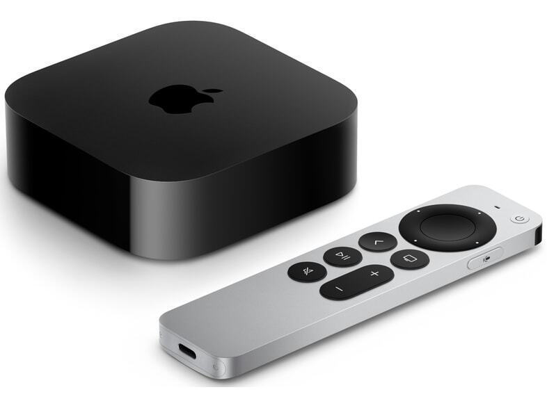 Apple TV Box 4K 3rd generation MN893 4K UHD με WiFi και 128GB Αποθηκευτικό Χώρο με Λειτουργικό tvOS και Siri