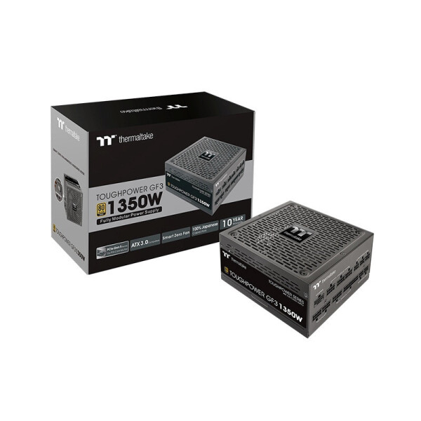 Thermaltake ToughPower GF3 1350W Μαύρο Τροφοδοτικό Υπολογιστή Full Modular 80 Plus Gold