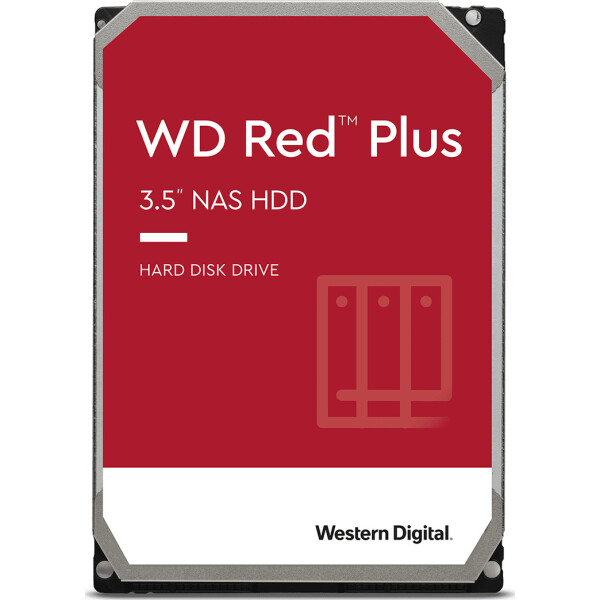 Western Digital Red Plus 4TB HDD Σκληρός Δίσκος 3.5 SATA III 5400rpm με 256MB Cache για NAS Κωδικός WD40EFPX